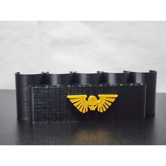 Warhammer Paint Rack 5x4 – 3D Printed Citadel Pot Holder with Imperial Aquila - Picture 3 of 14